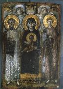 Throning Virgin with Child Between St. Theodorus and St. Joris unknow artist